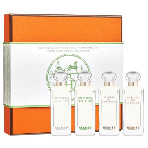 hermes parfum le jardin|hermes jardin perfume set.